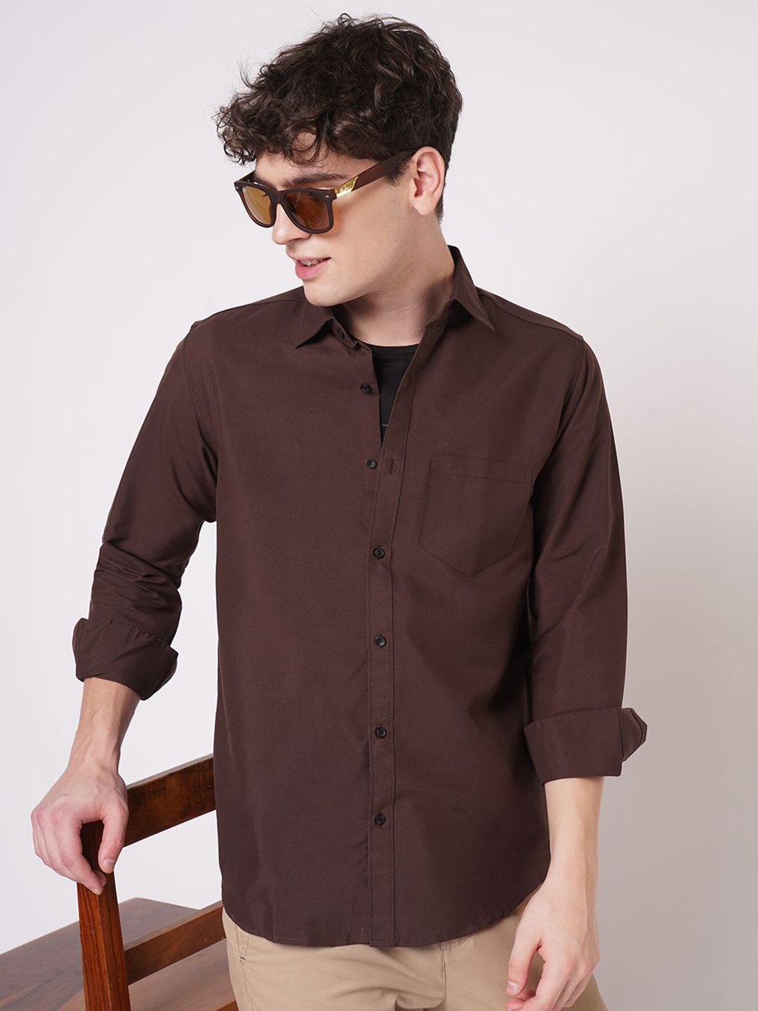 TRYBUY.IN Men Modern Opaque Party Shirt deal from myntra