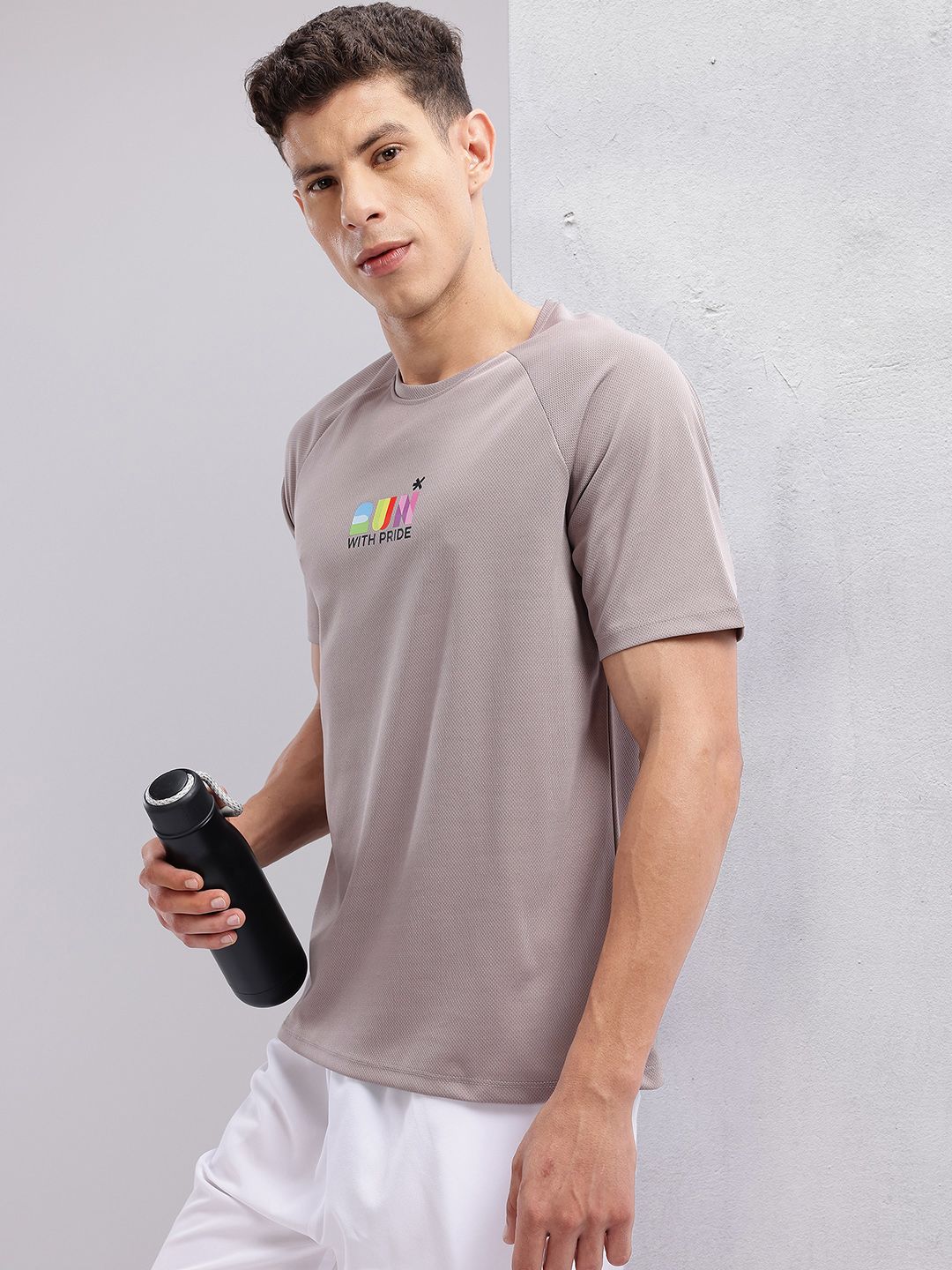 HRX by Hrithik Roshan Men Typography Printed Rapid-Dry Running T-shirt
