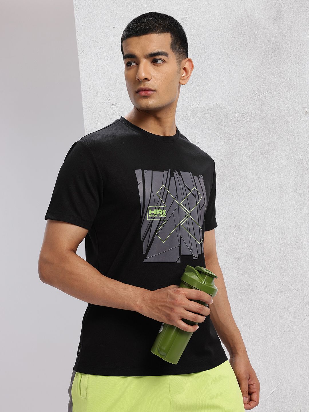 HRX by Hrithik Roshan Men Brand Logo Printed Rapid-Dry Running T-shirt