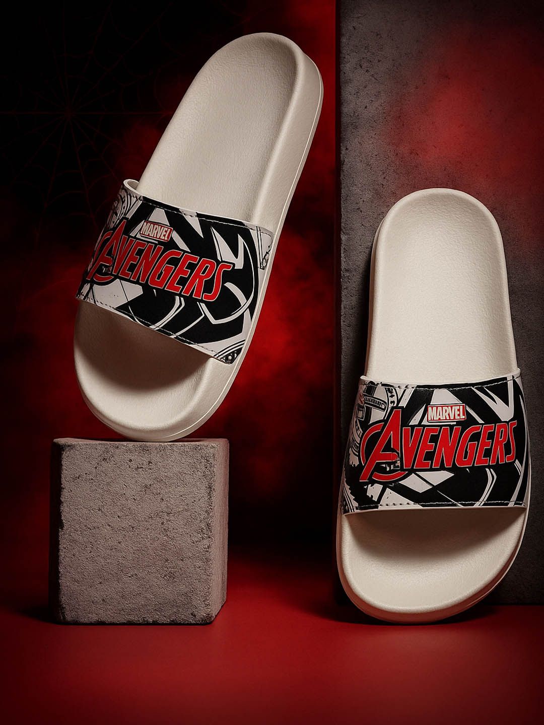MARVEL STREET X fwd Men Printed Sliders
