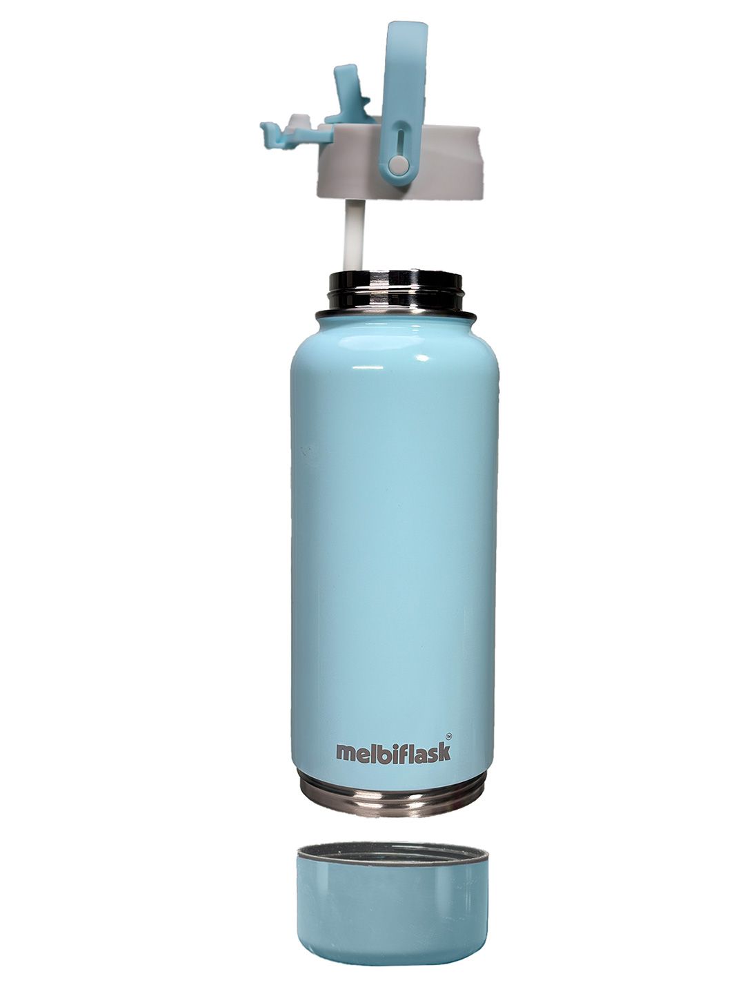 MELBIFY Blue Stainless Steel Double Wall Vacuum Flask - 1L