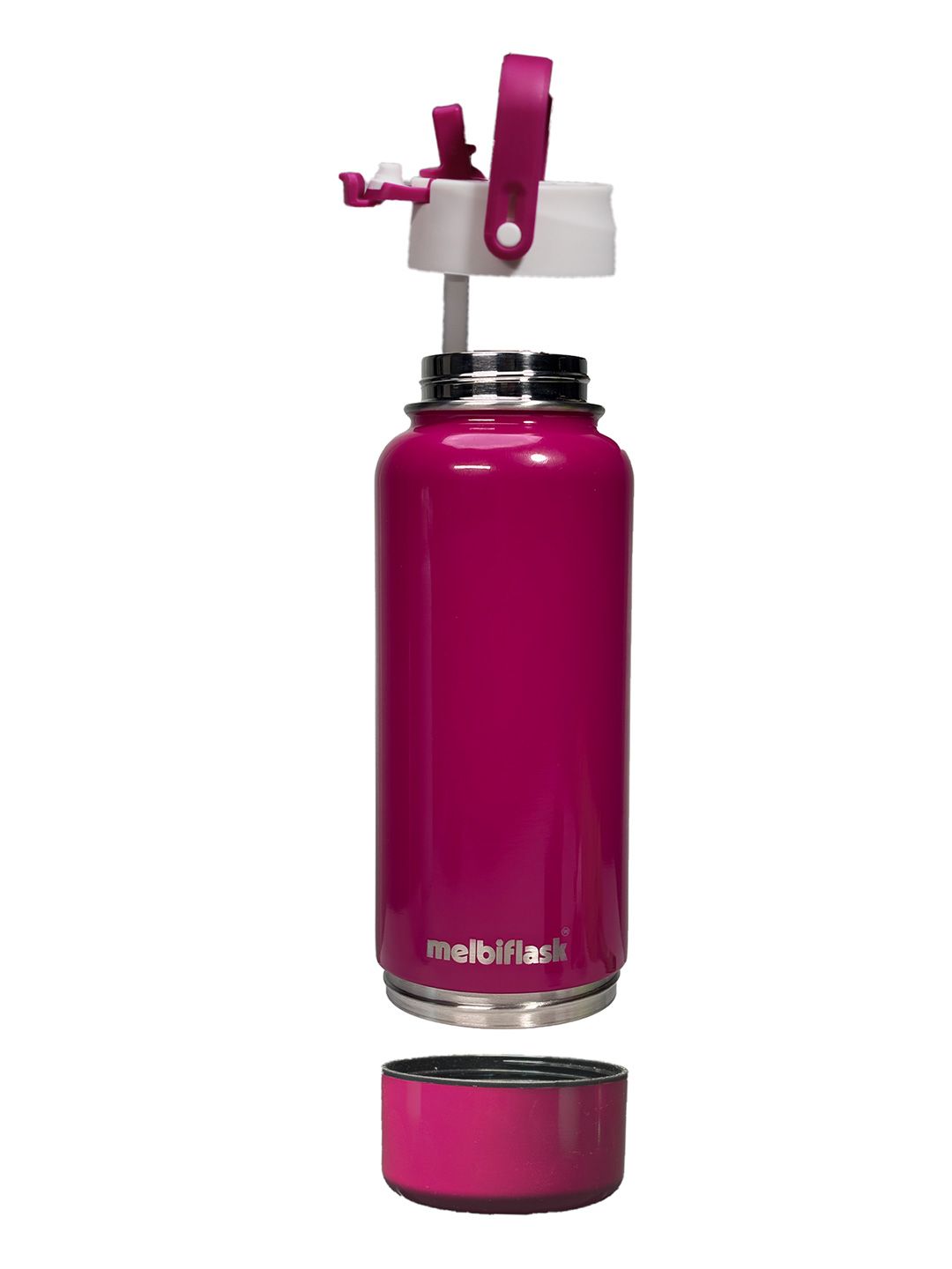 MELBIFY Maroon Stainless Steel Double Wall Vacuum Flask - 1L