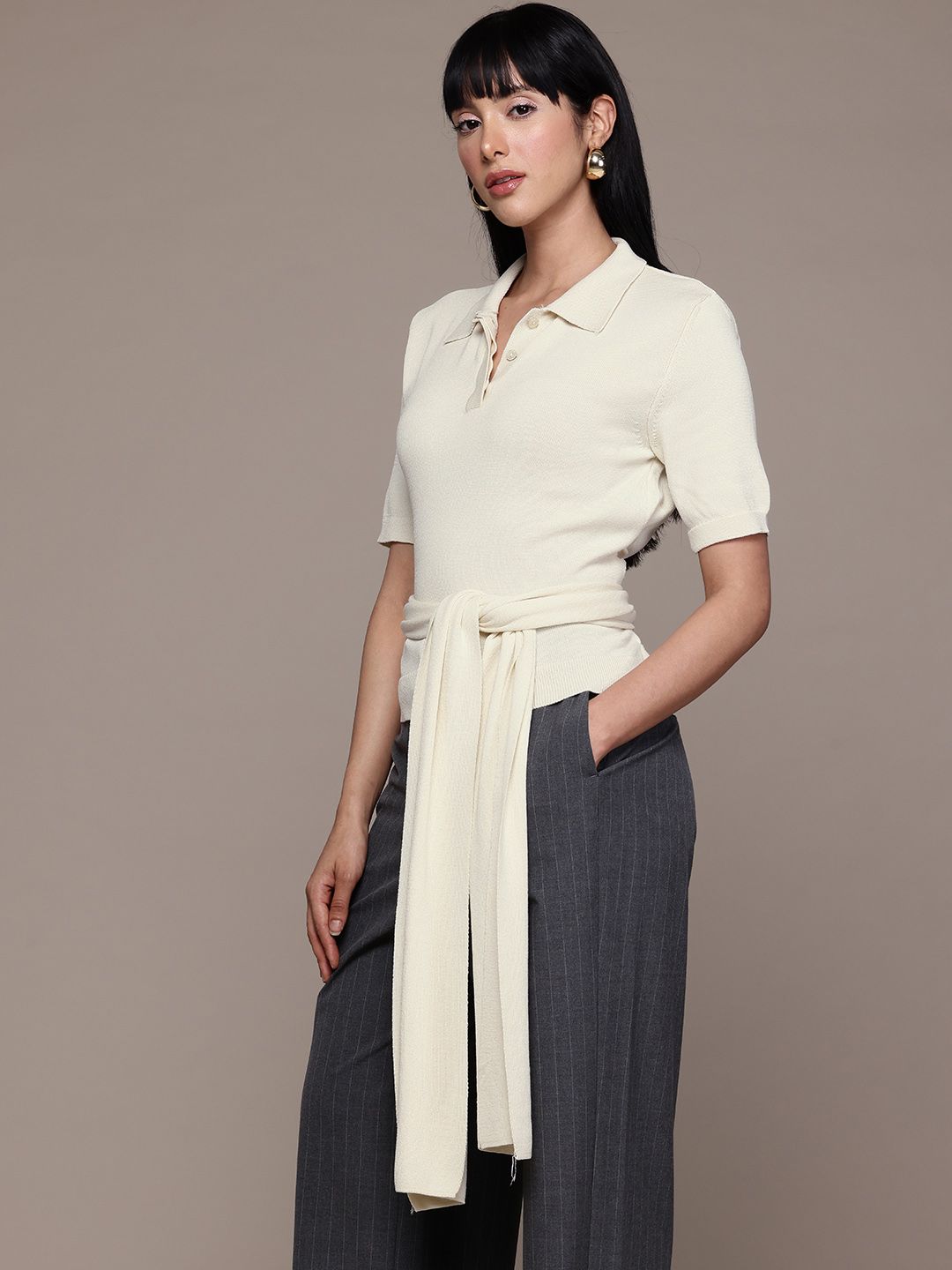Waist Tie-Ups Top
