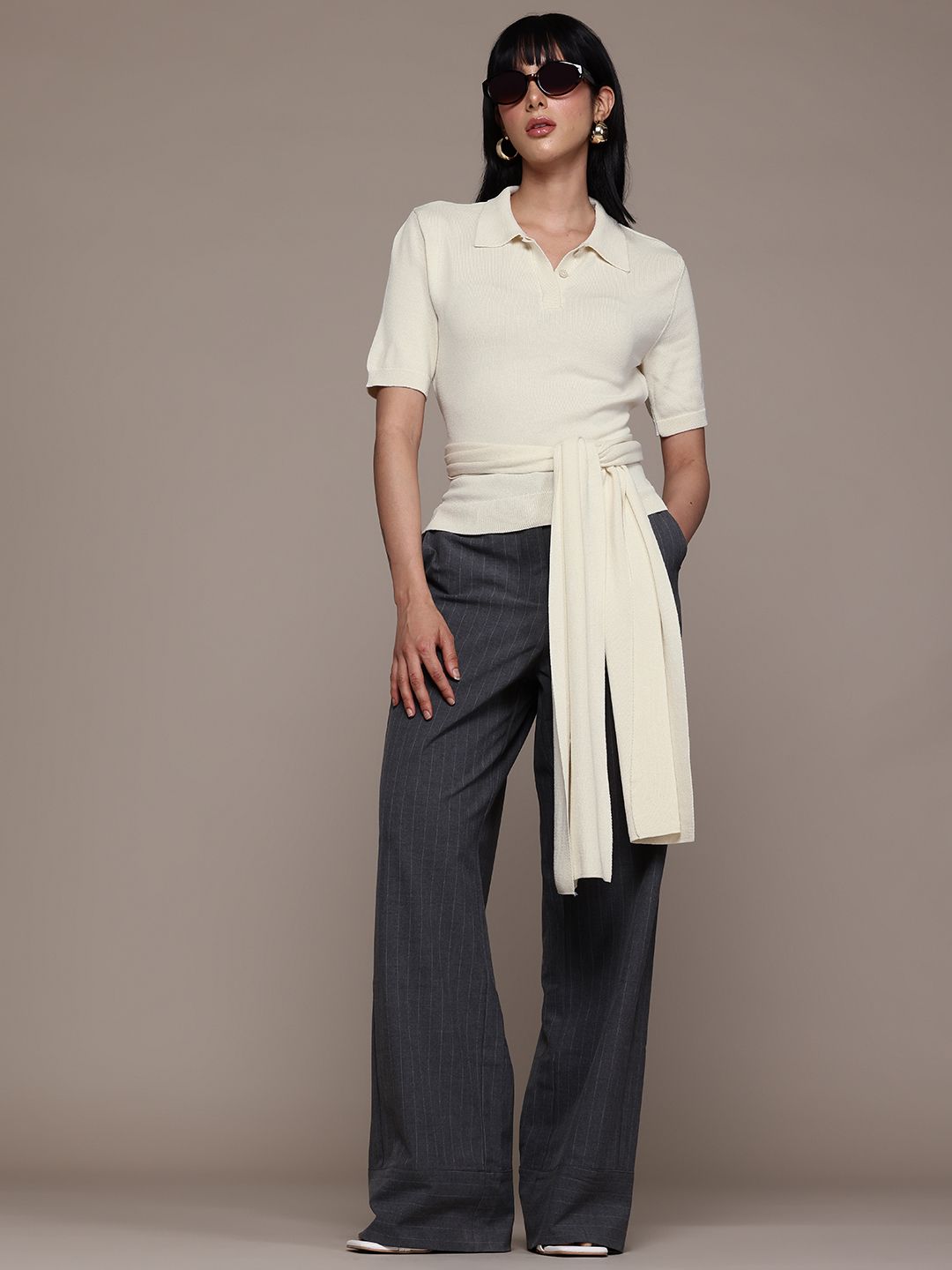 Waist Tie-Ups Top