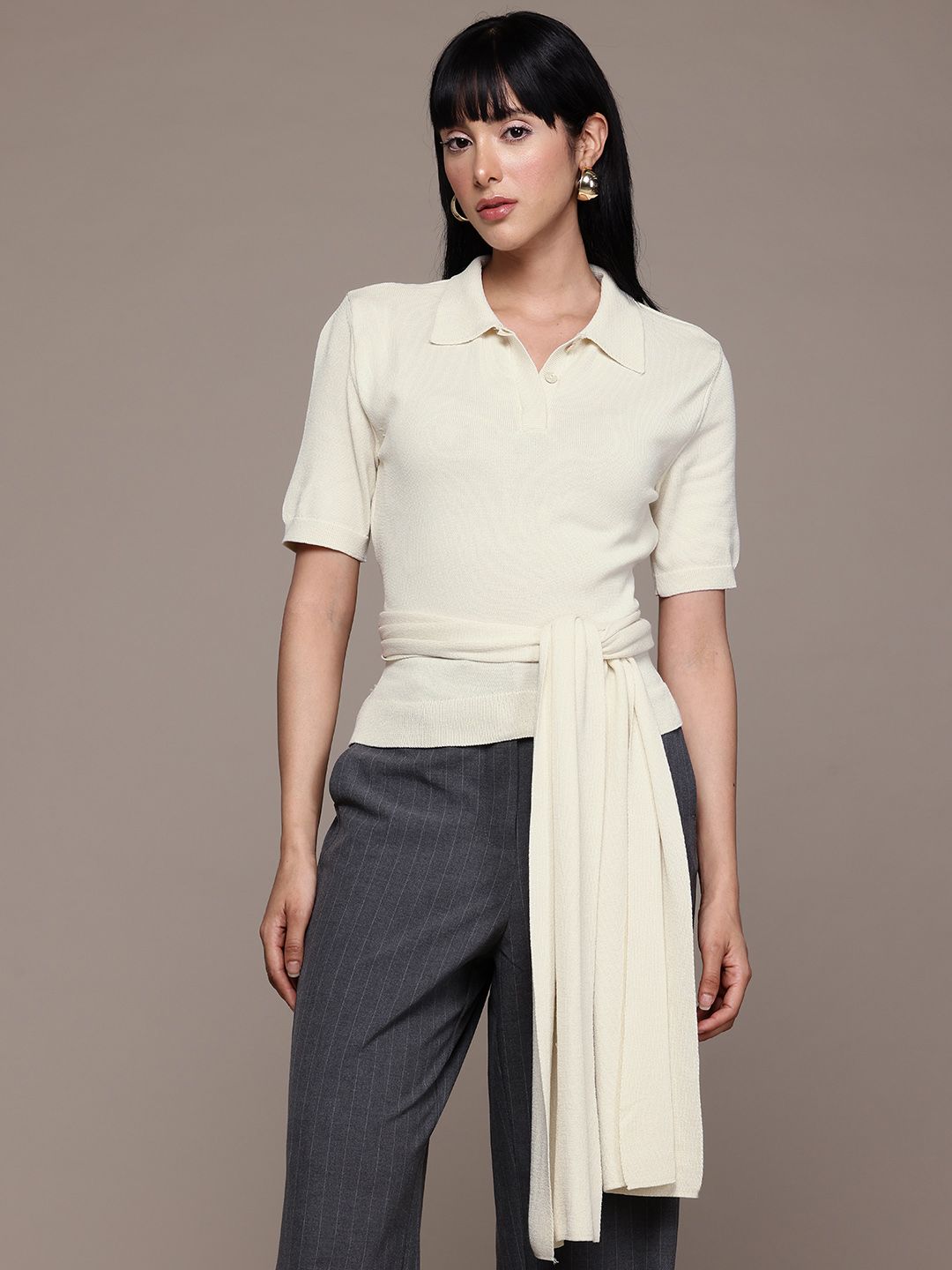 Waist Tie-Ups Top