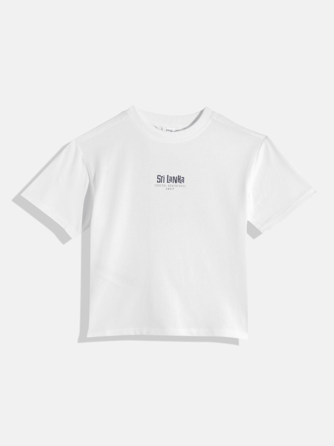 Mango Kids Boys Printed Pure Cotton T-Shirt
