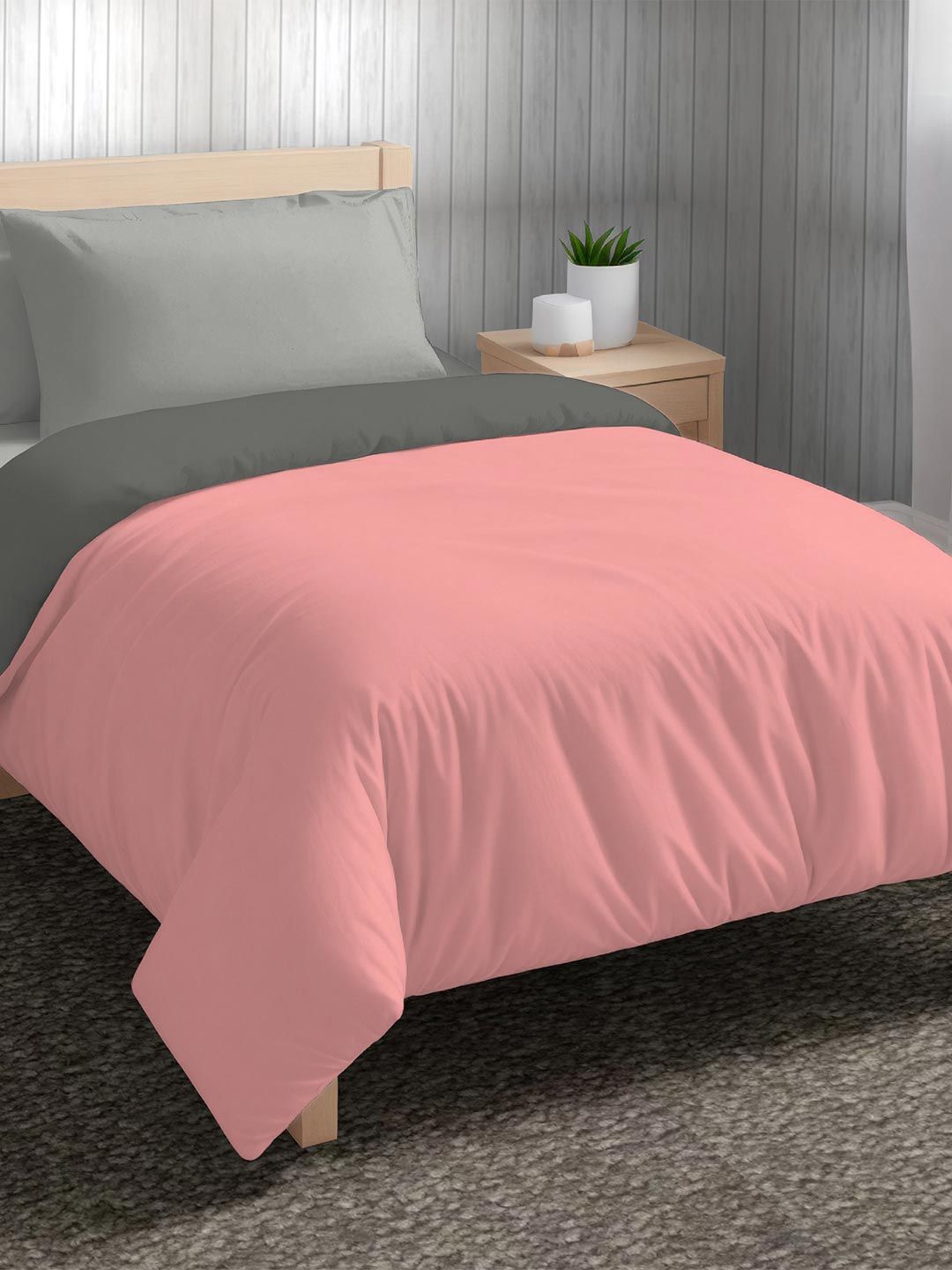 The Happy Pod Pink Microfiber AC Room 150 GSM Single Bed Comforter