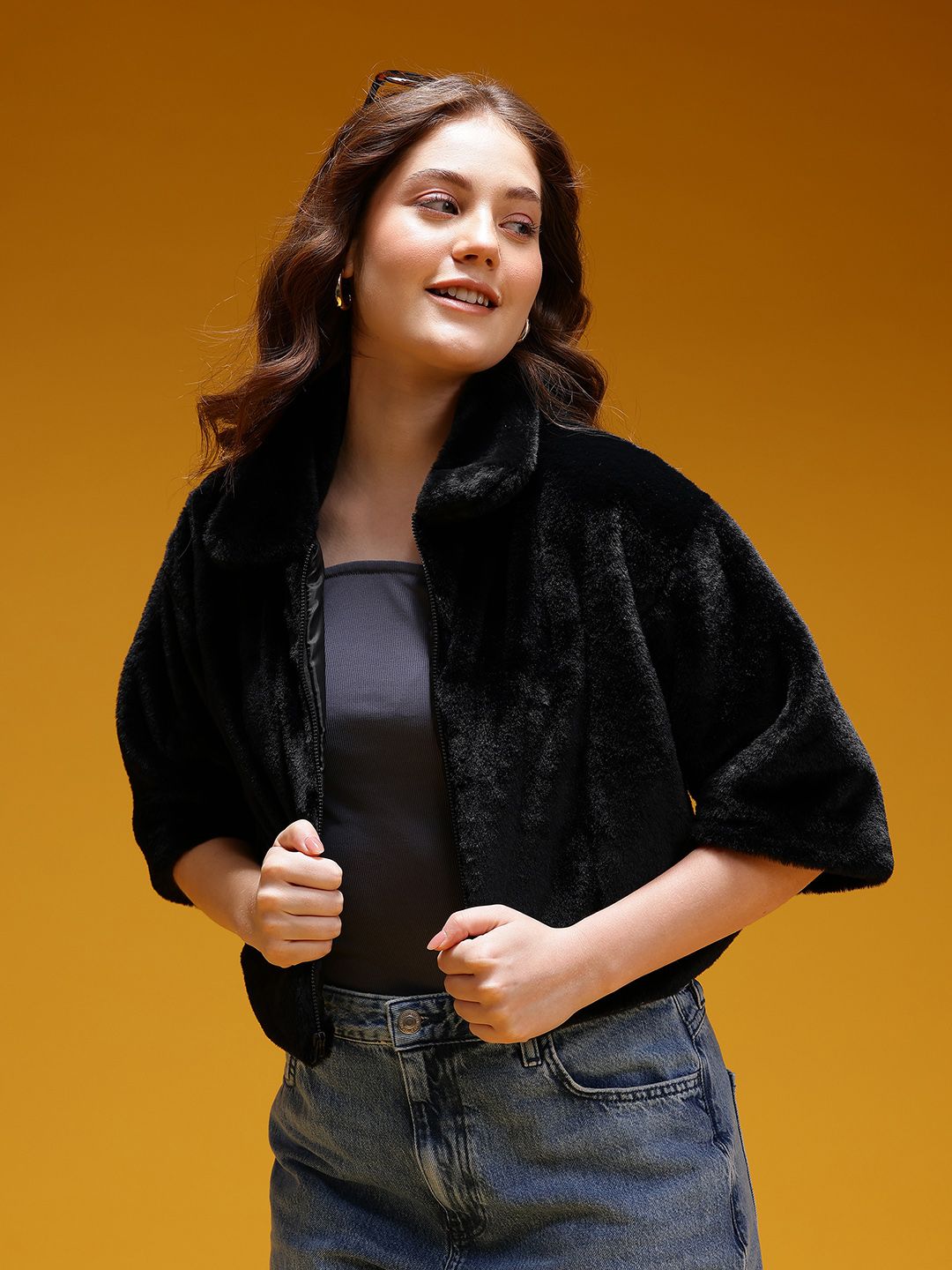 HERE&NOW Crop Tailored Jacket