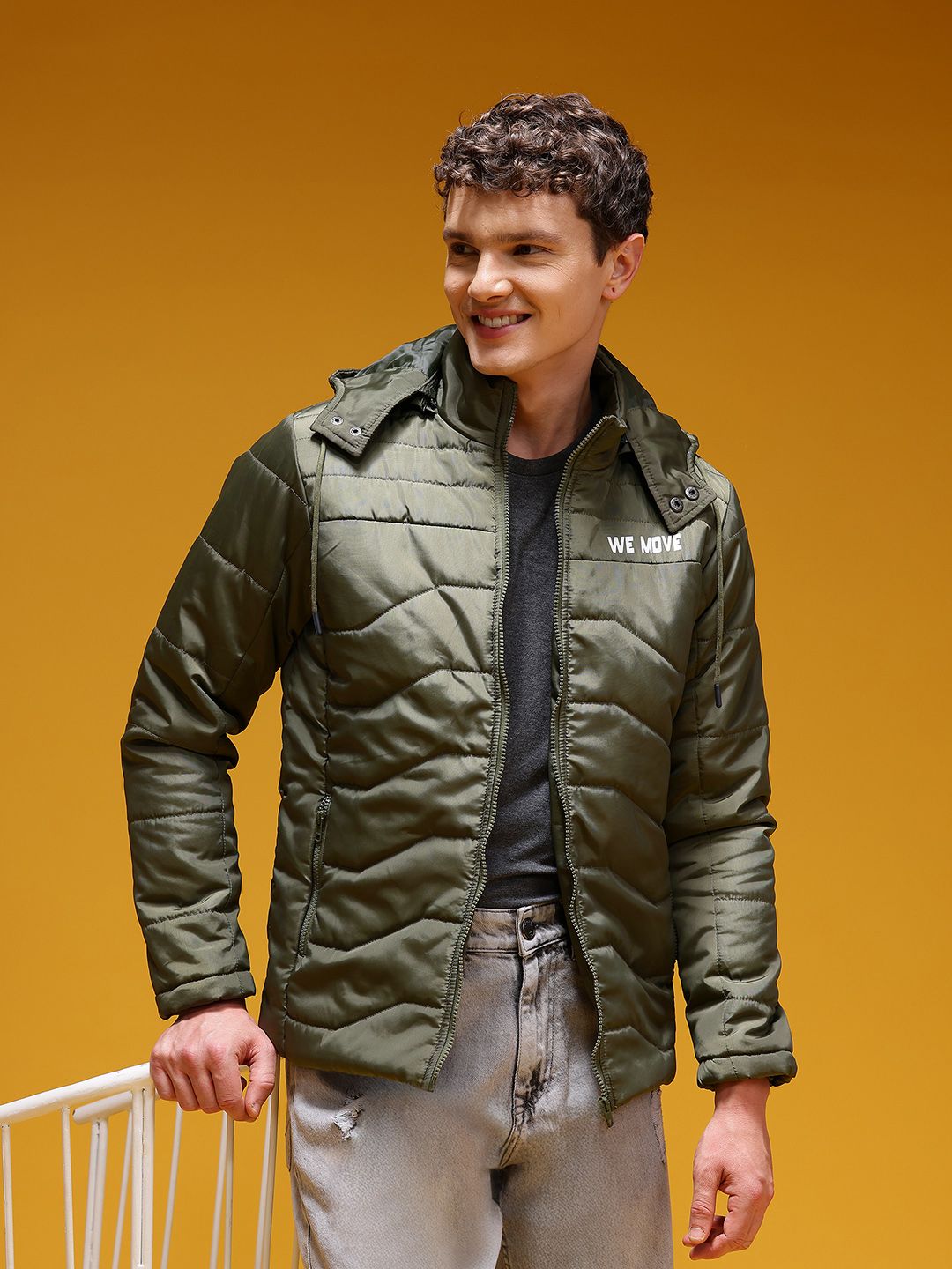 HERE&NOW Hooded Padded Jacket