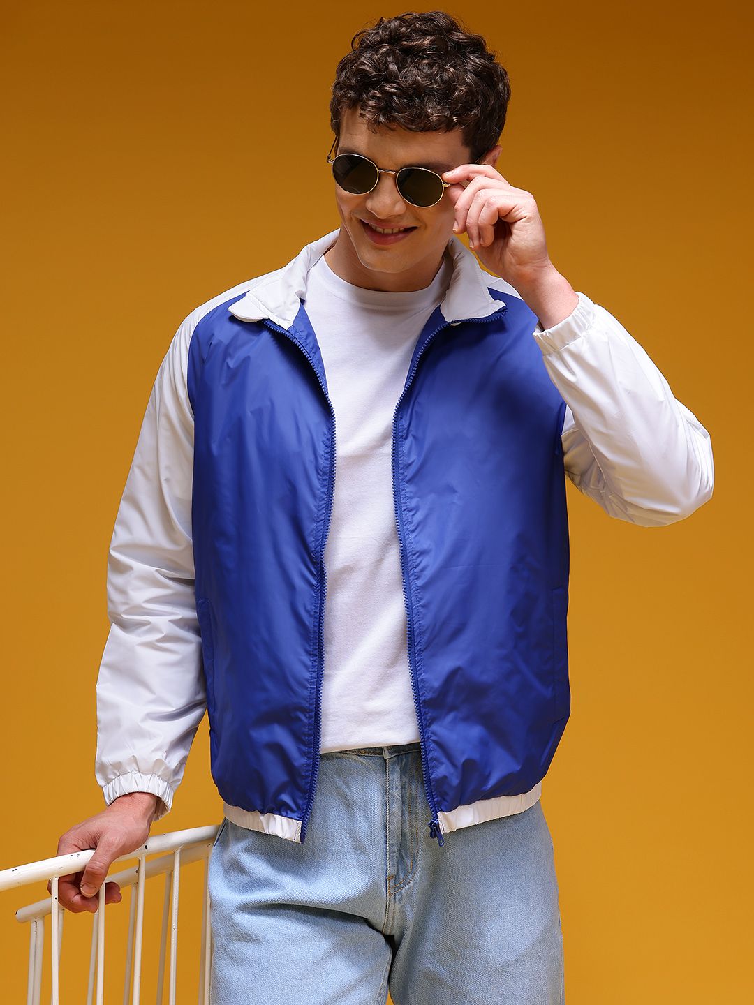 HERE&NOW Mock Collar Tailored Jacket