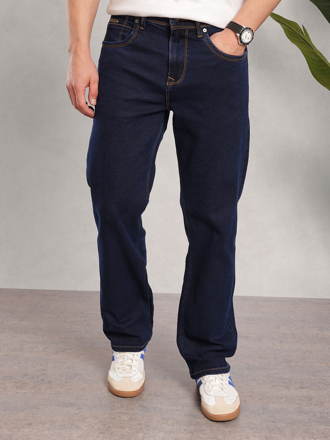 Nautica Men Relaxed Mid-Rise Stretch Denim Jeans