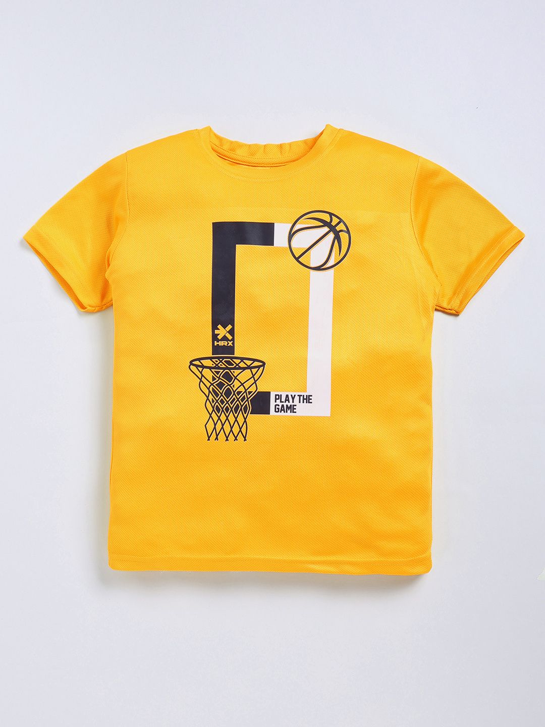 HRX by Hrithik Roshan HRX by Hrithik Roshan Boys Sports Printed Rapid Dry T-shirt