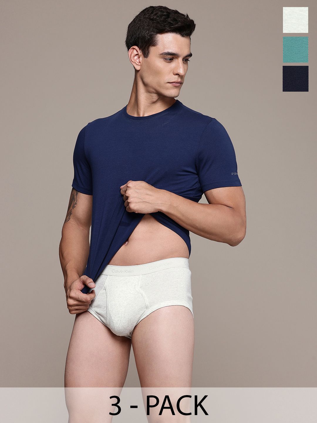 Calvin Klein Underwear Men Pack Of 3 Briefs