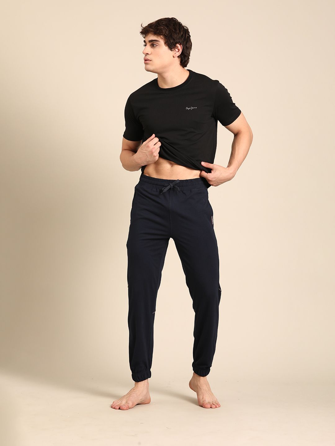 Pepe Jeans Pepe Jeans Men Round Neck Shorts Sleeves T-shirt & Joggers Night suit