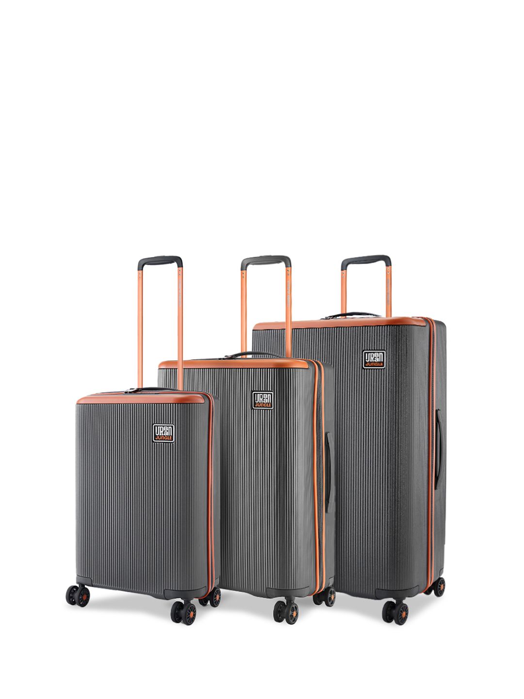 Buy Urban Jungle By Safari GreyLight Weight Hardside Trolley Set