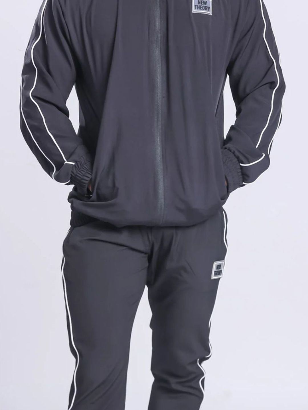 Buy New Theory Men Mock Collar Sweat-Wicking Tracksuits