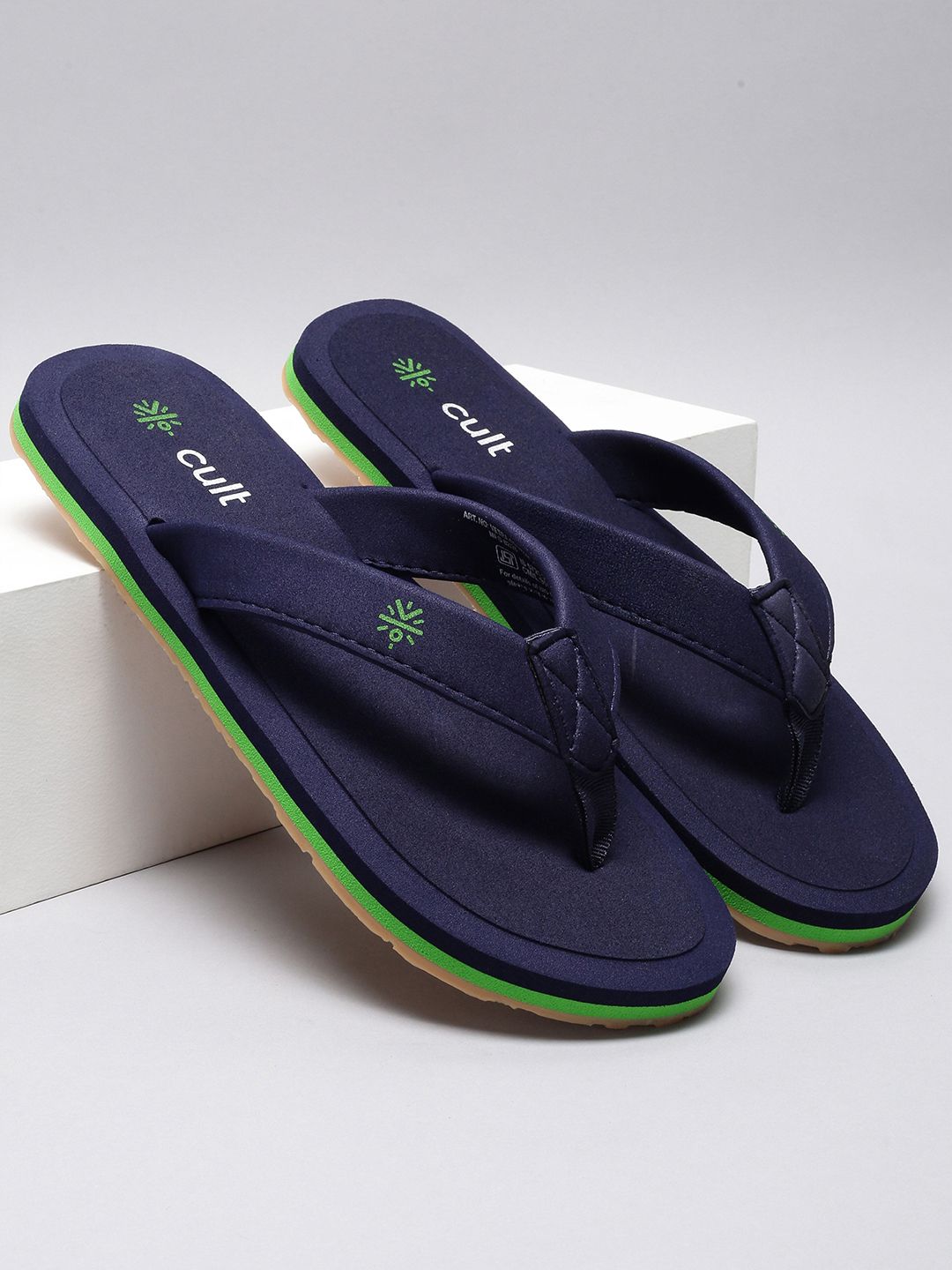 CULT Men Navy Vetra Flip Flops