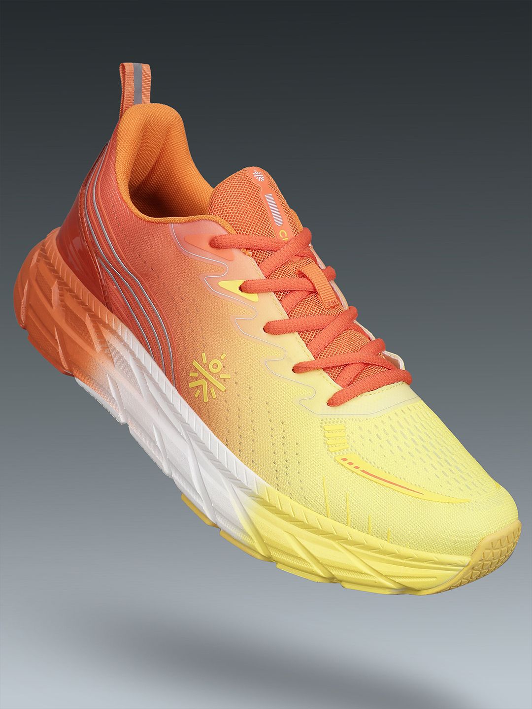 CULT Men's Lemon Yellow & Orange Raptor Casual Shoes
