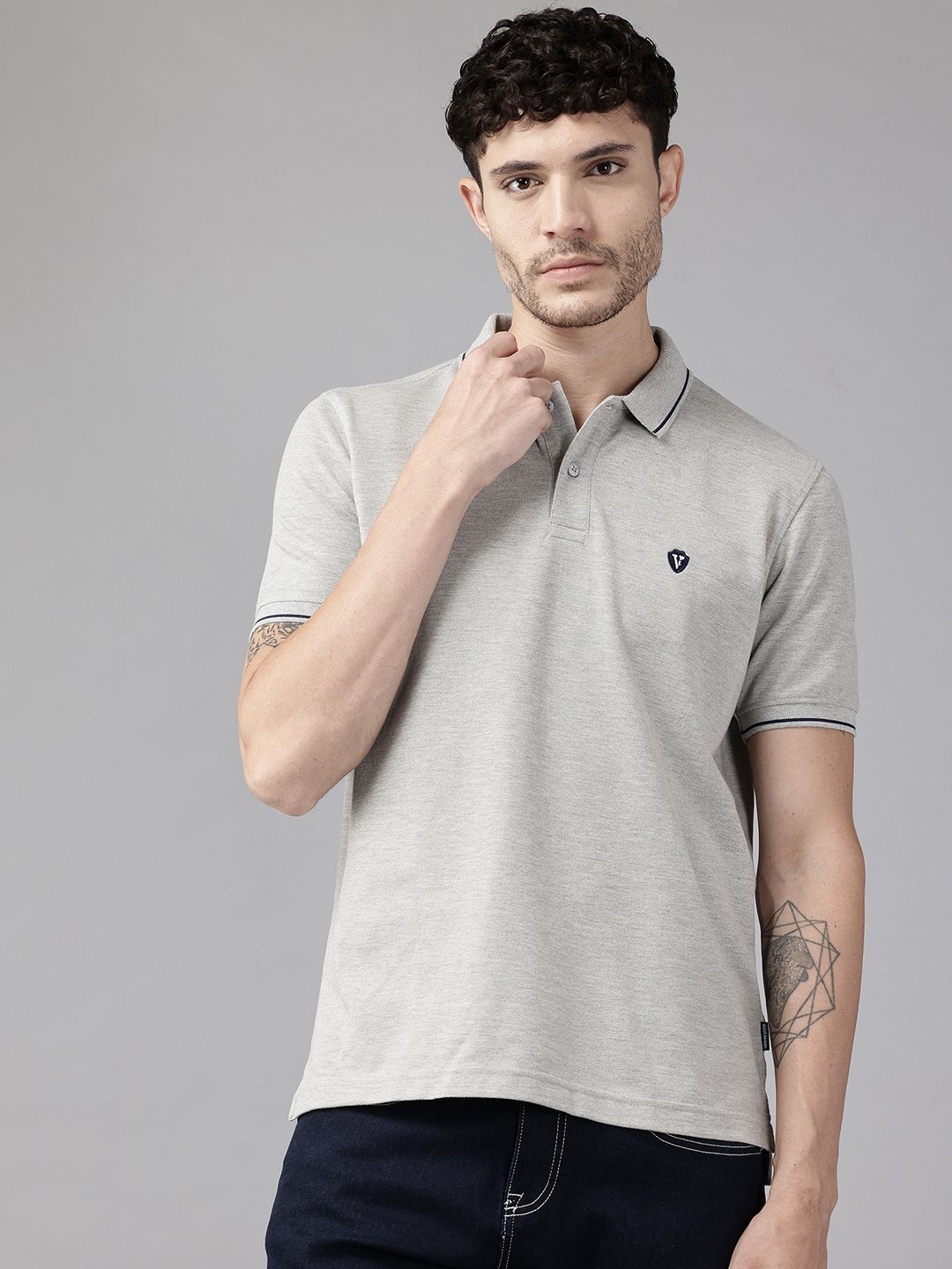 Van Heusen Sport Polo Collar T-shirt