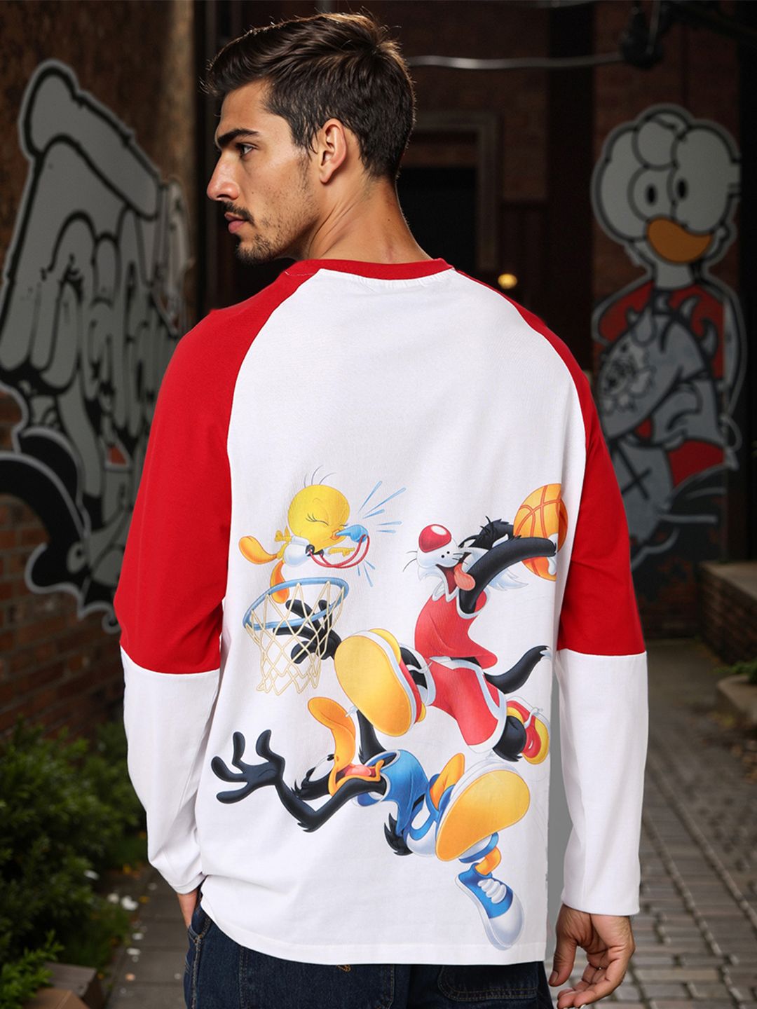 The Indian Garage Co Men Printed Applique T-shirt