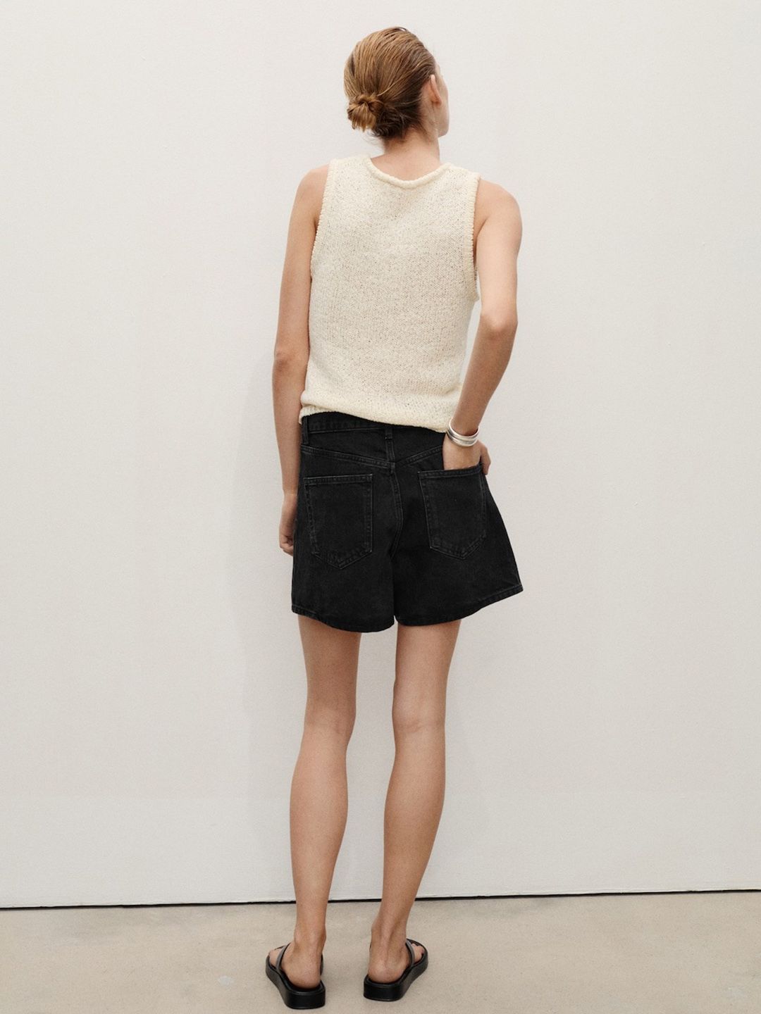 Pure Cotton Denim Shorts