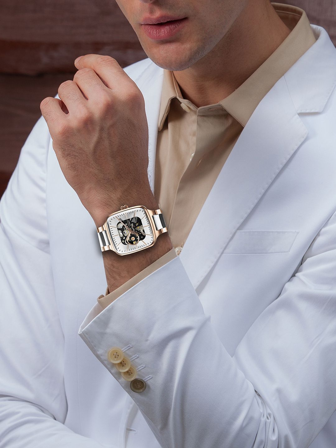Buy GIORDANO MenBracelet Style Straps Analogue Automatic Motion