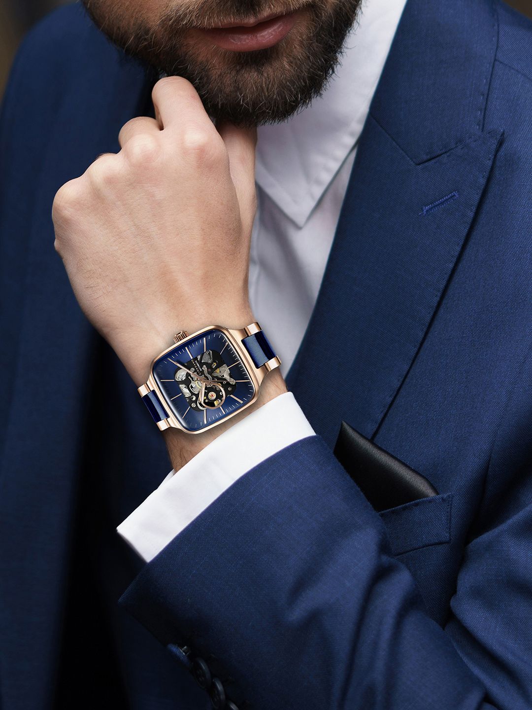 Buy GIORDANO MenBracelet Style Straps Analogue Automatic Motion