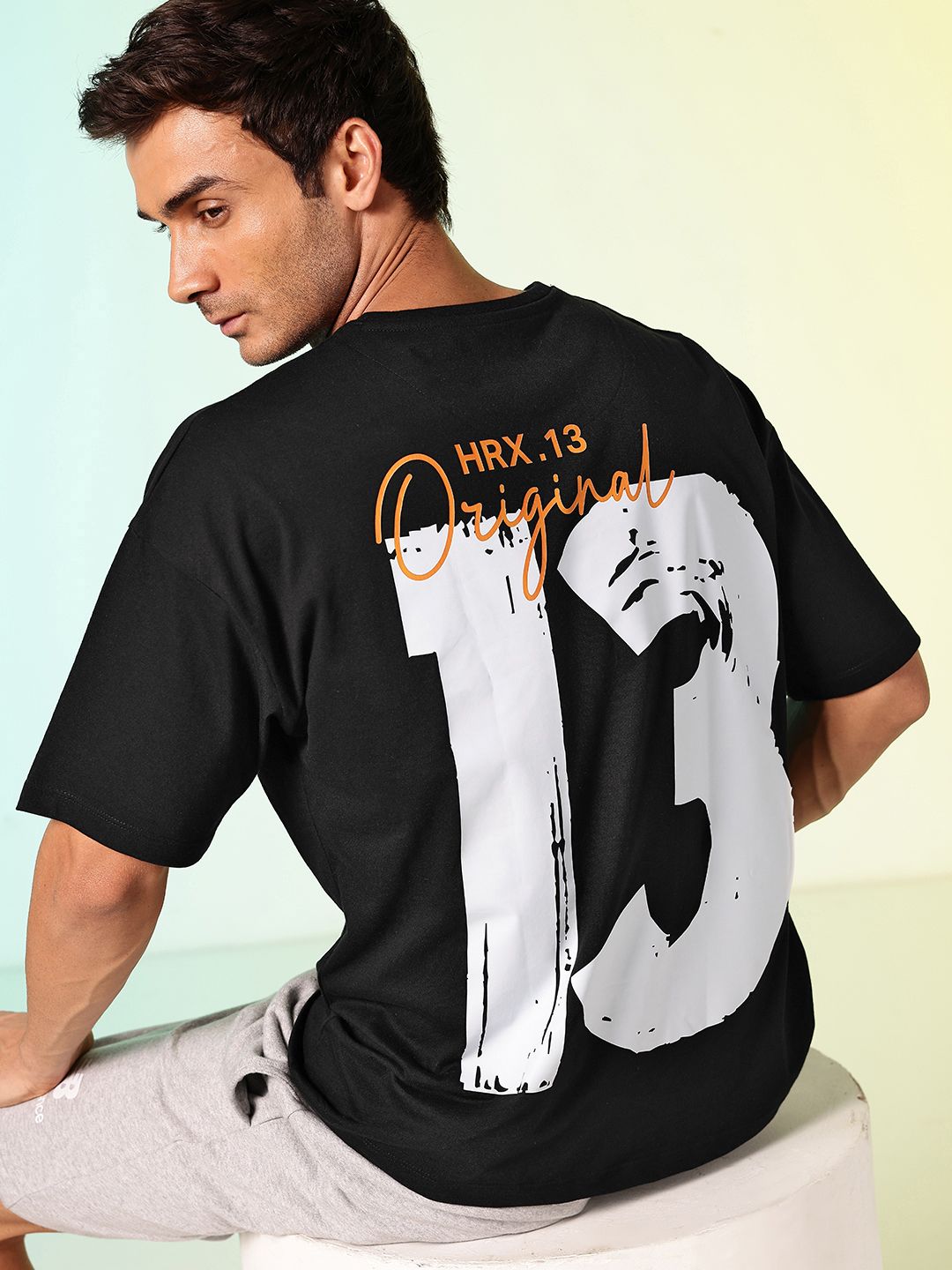 HRX by Hrithik Roshan Typography Printed Running T-shirt