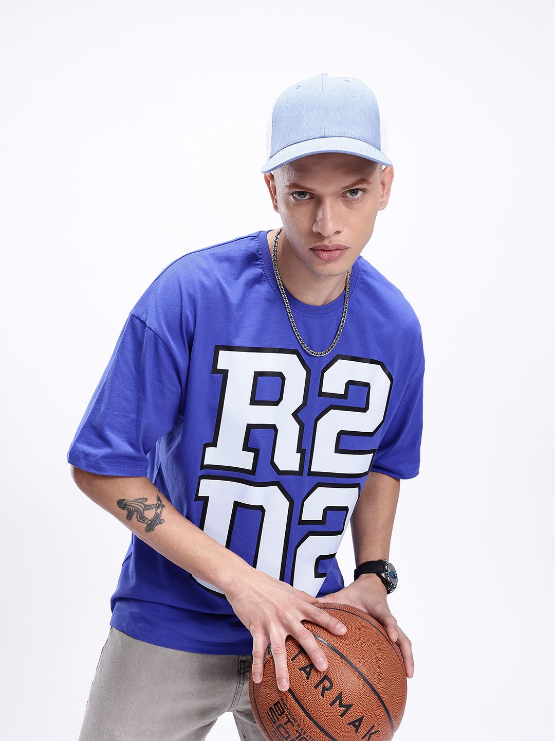 Kook N Keech Star Wars Oversized Star Wars Printed Drop-Shoulder Sleeves T-shirt