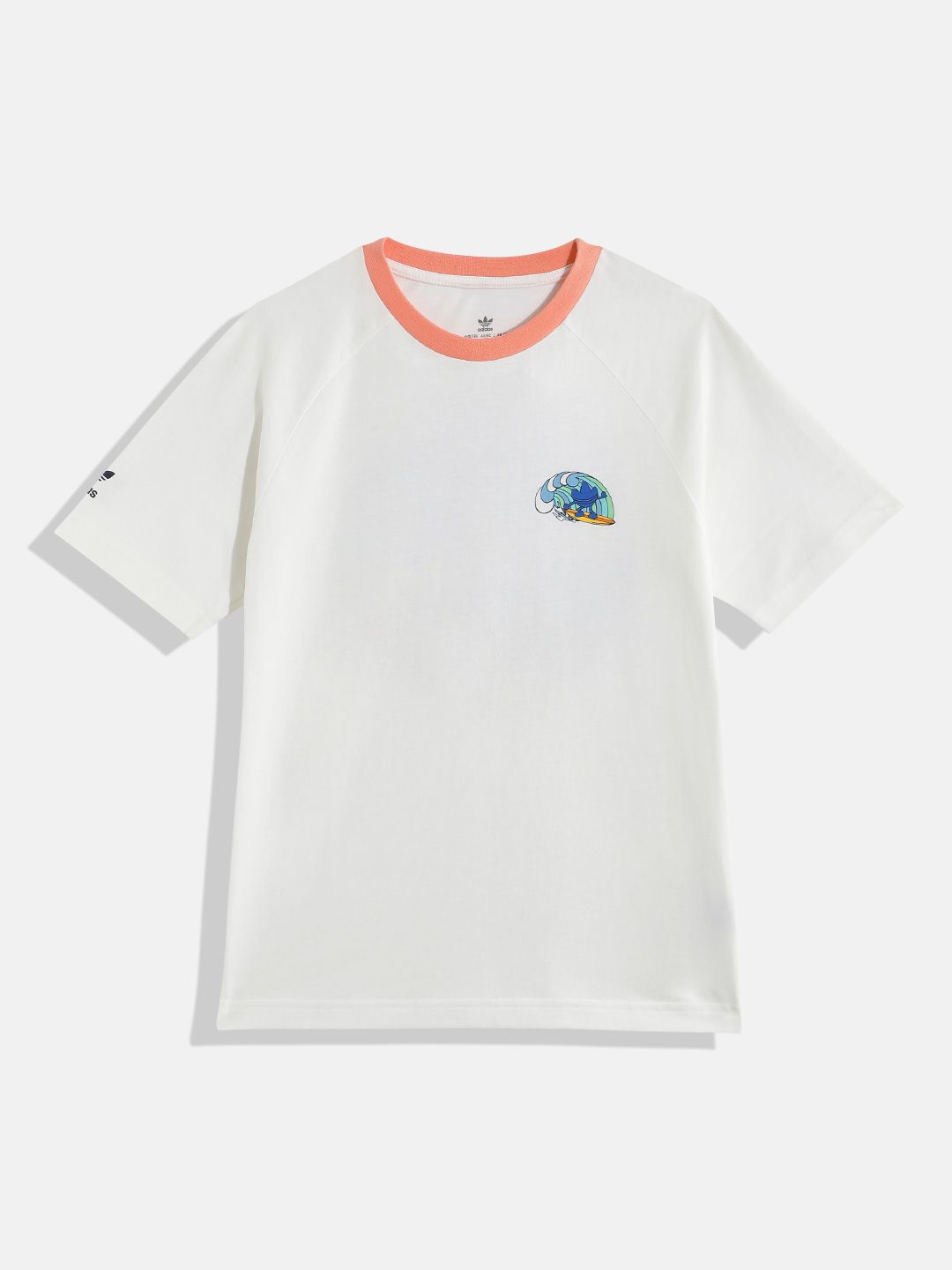 ADIDAS Kids Pure Cotton Printed Back T-shirt