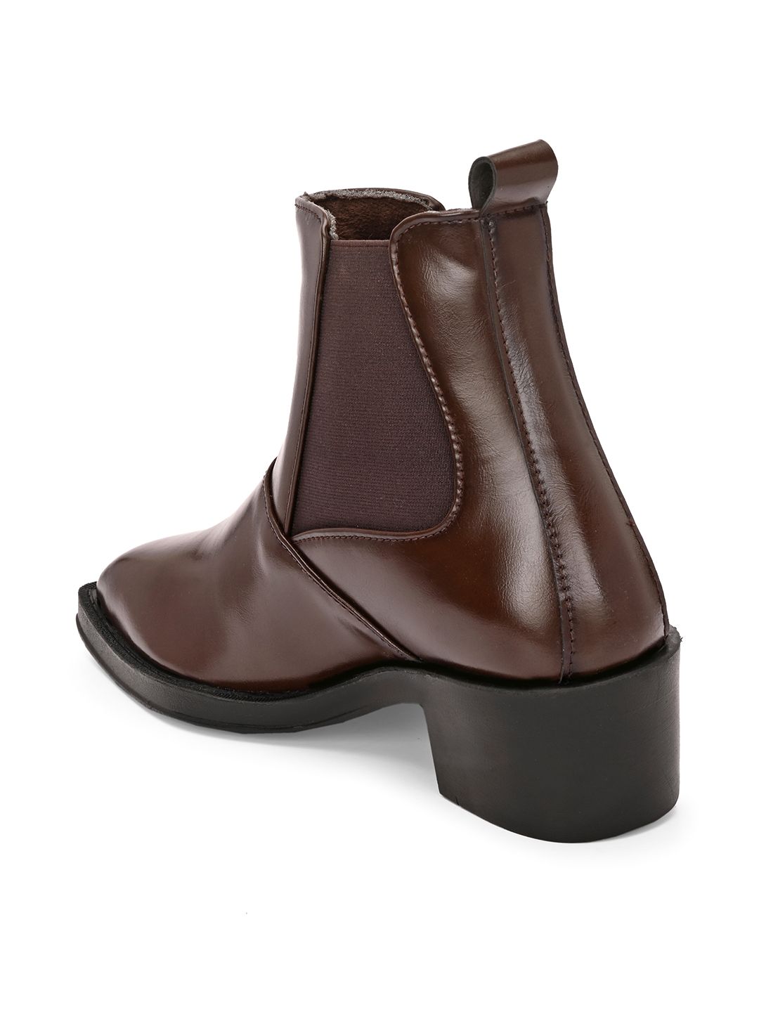 Buy AfroJack Men Block-Heeled Chelsea Boots - Boots for Men