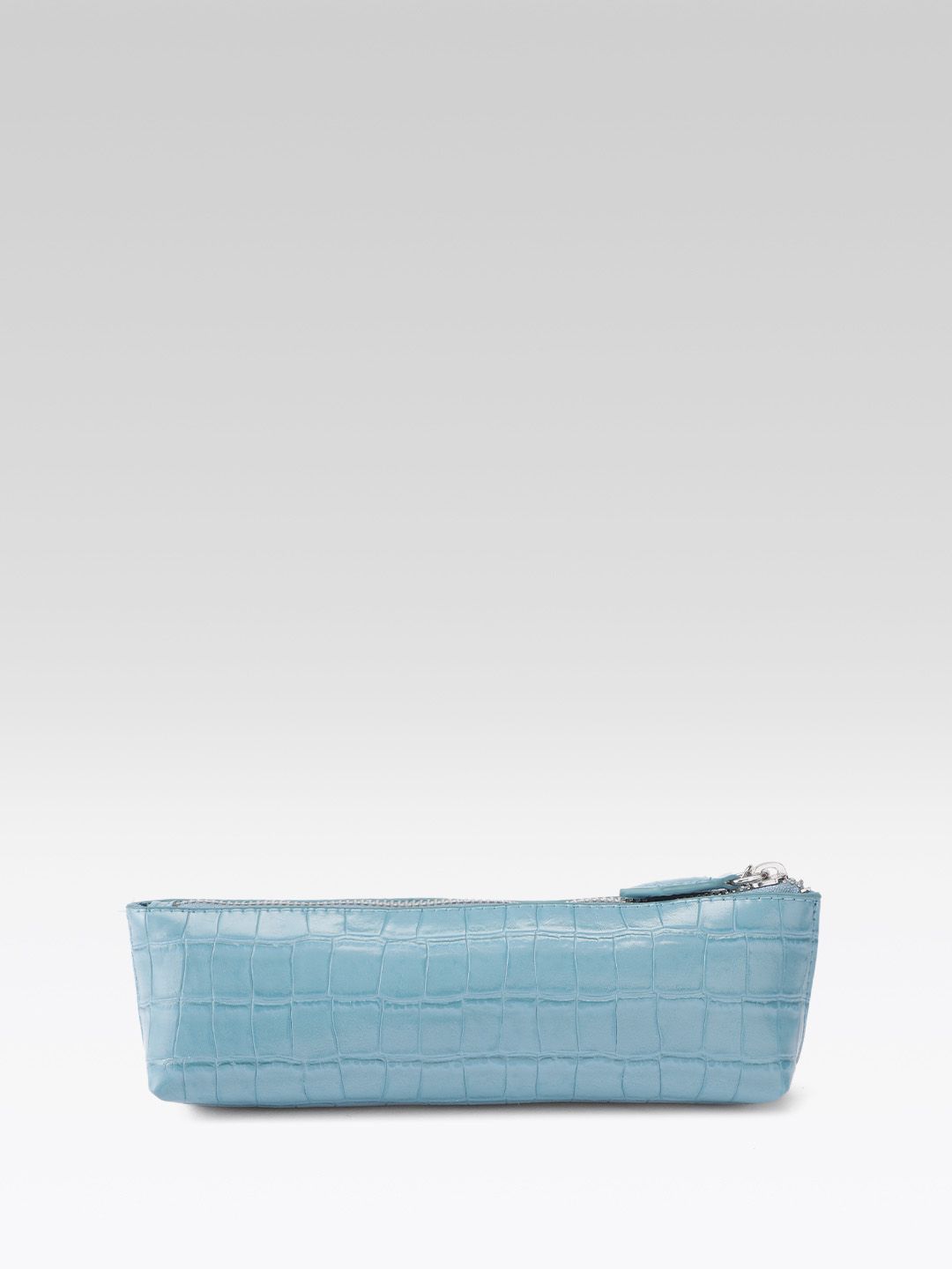 Crocodile Skin Textured Makeup Pouch