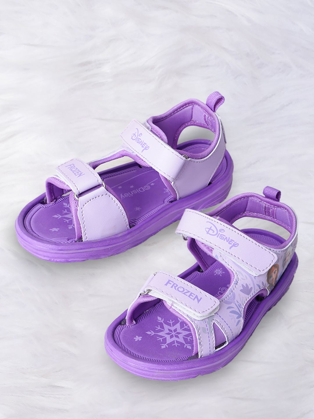 Kids Ville Girls Frozen Printed Open Toe Sandals