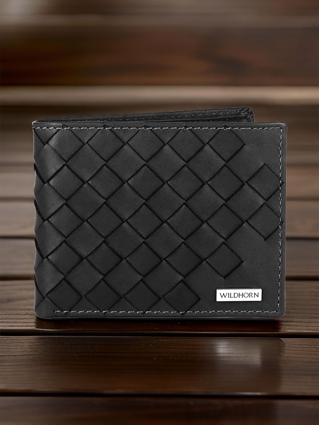 WildHorn Men Leather Two Fold Wallet