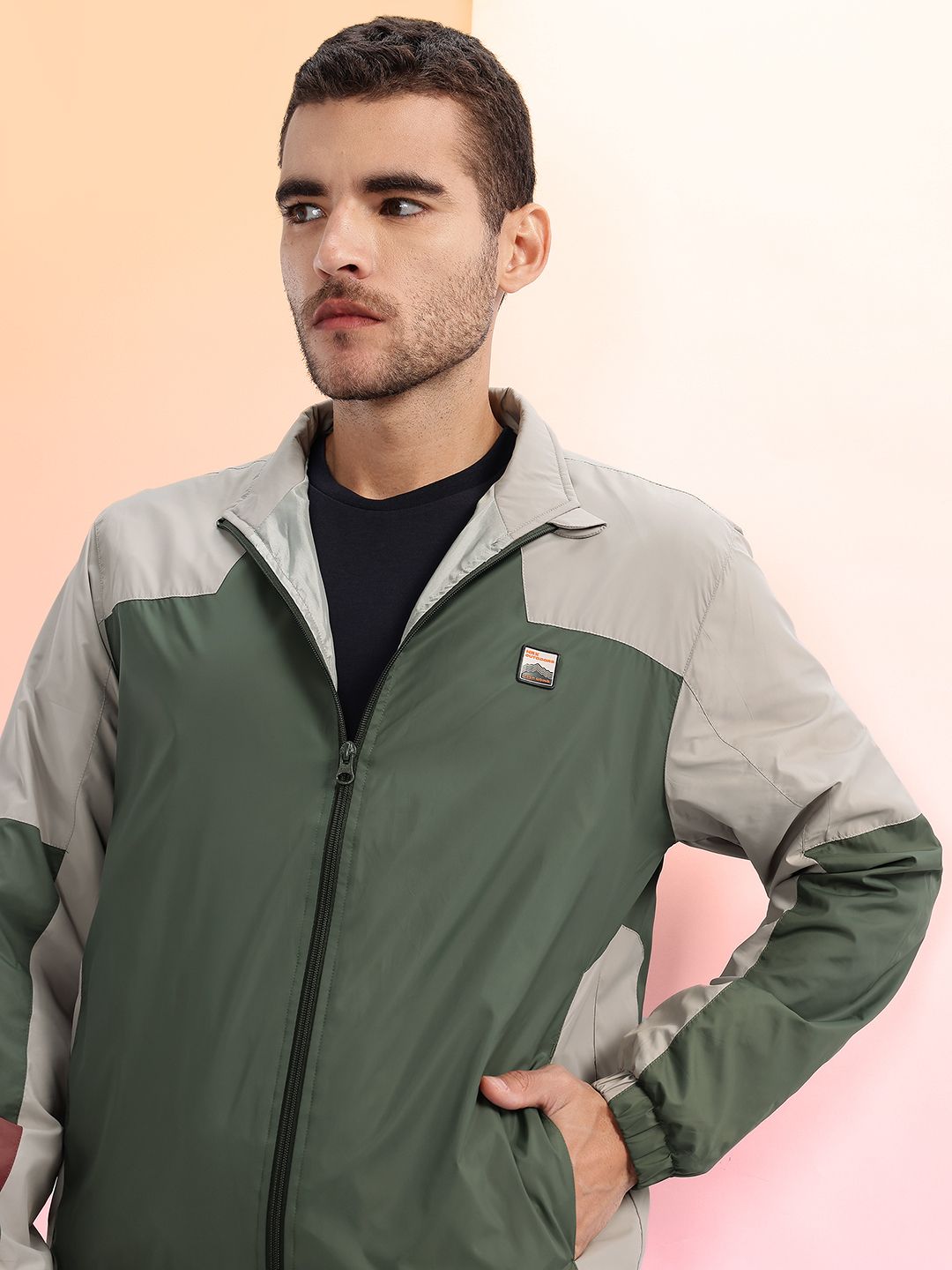HRX by Hrithik Roshan Colourblocked Outdoor Jacket