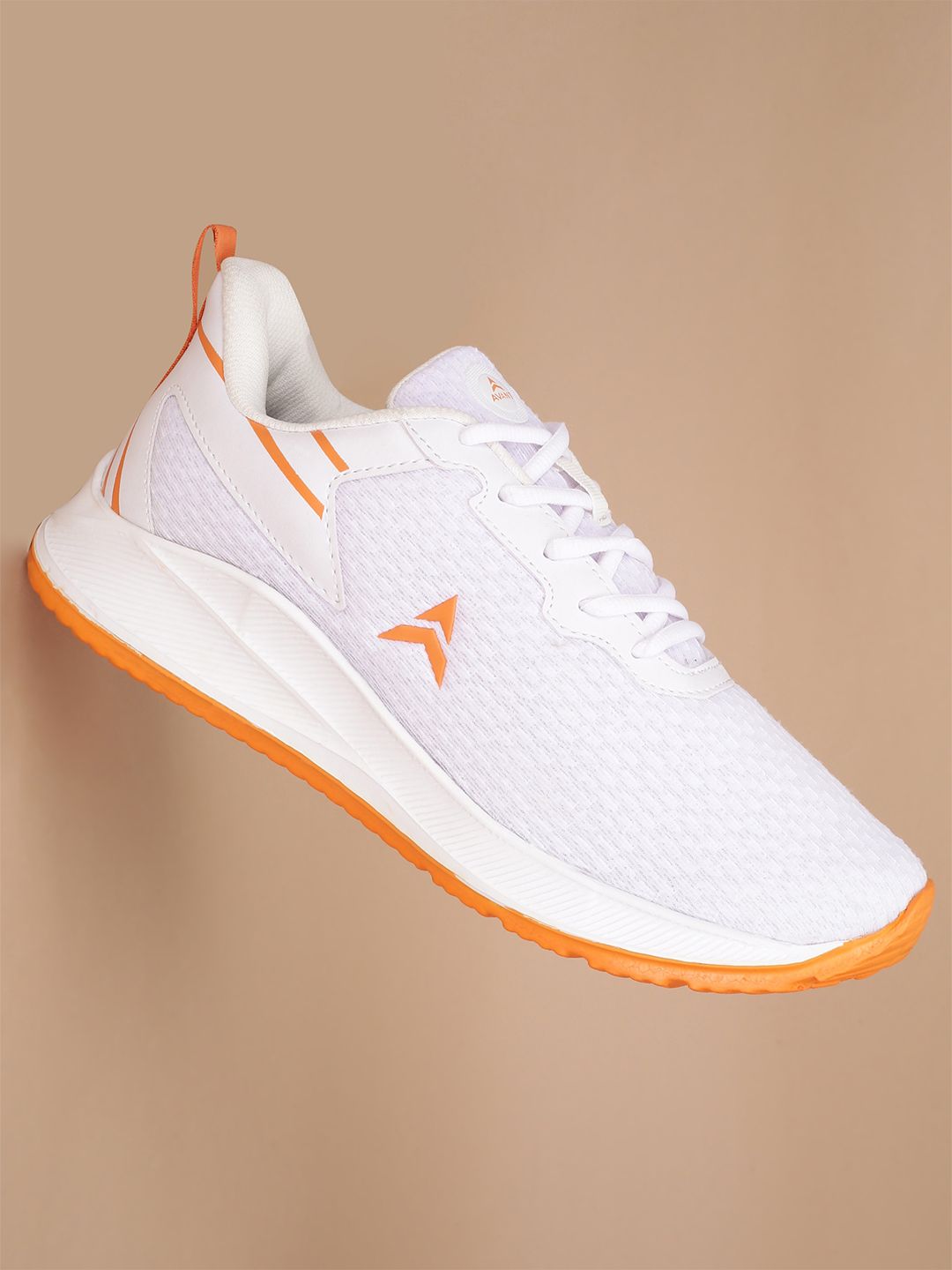 AVANT Men's White & Orange Flarex Casual Shoes