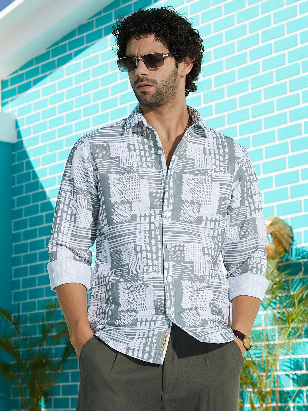 CAHOOT Men Classic Printed Casual Shirts