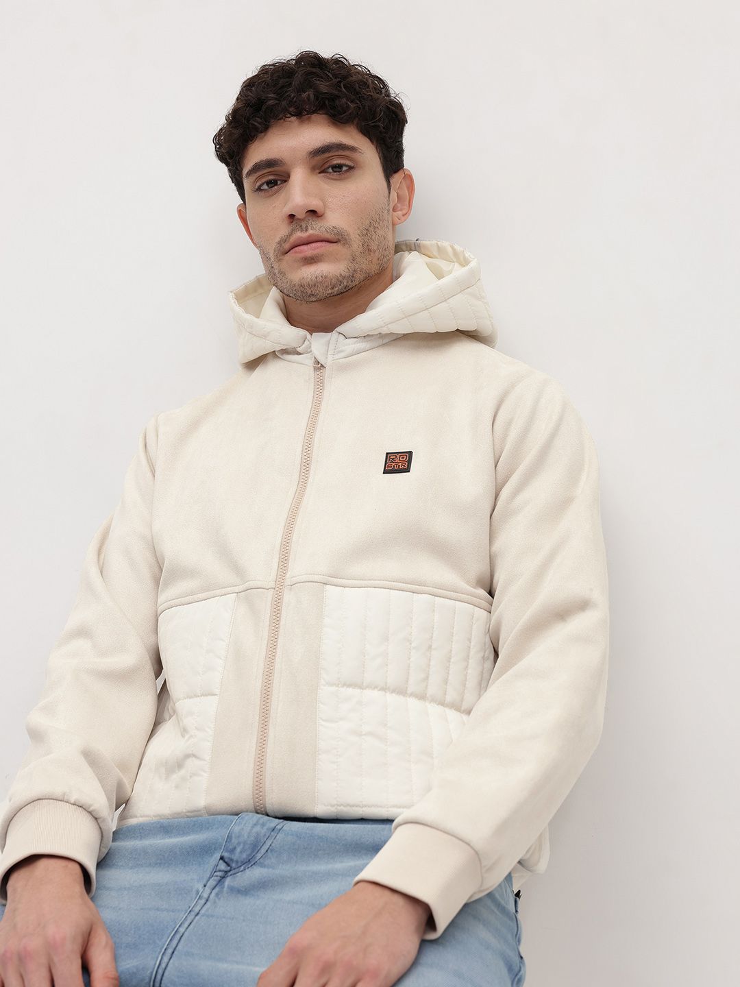 The Roadster Life Co. Padded Style Hooded Bomber Jacket
