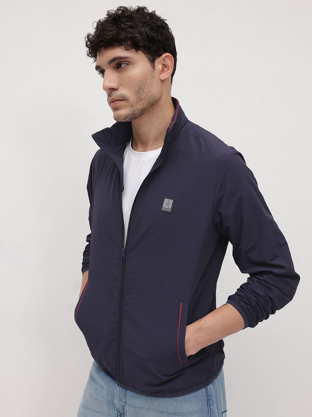 The Roadster Life Co. Mock Collar Tailored Jacket