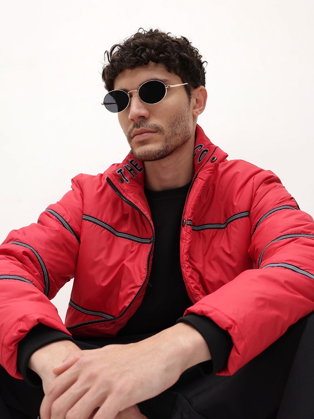 The Roadster Life Co. Striped Padded Jacket
