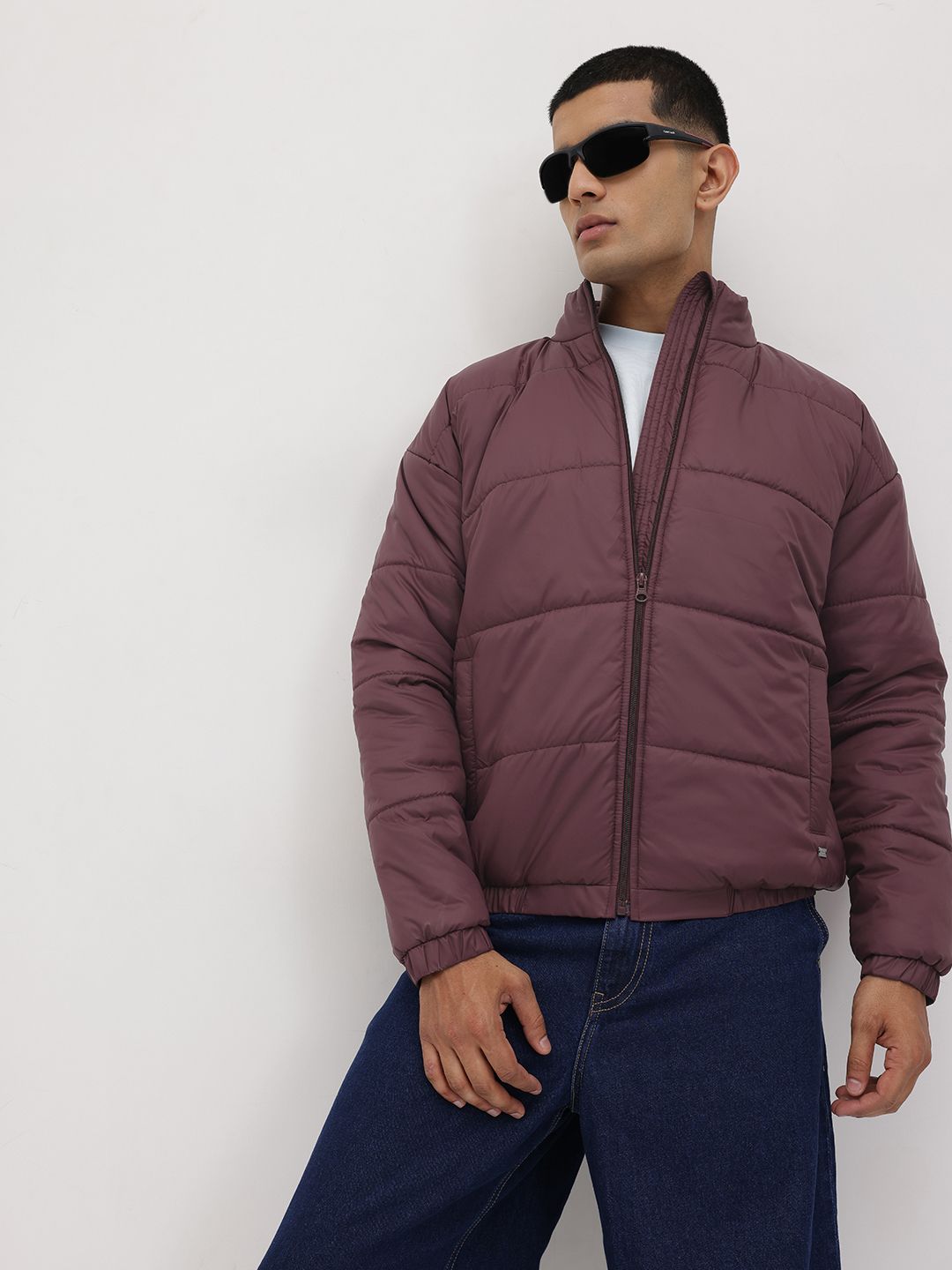 The Roadster Life Co. Mock Collar Padded Jacket