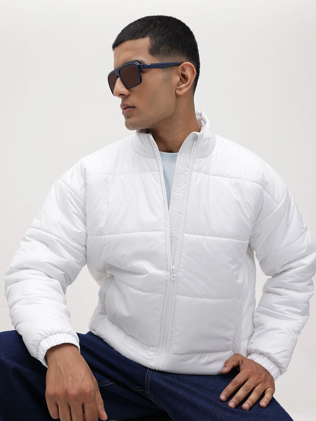 The Roadster Life Co. Mock Collar Padded Jacket