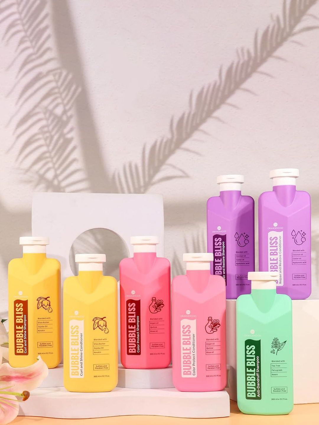 Buy ORANGEWOOD Set Of 2 Bubble Bliss Color Protect Shampoo