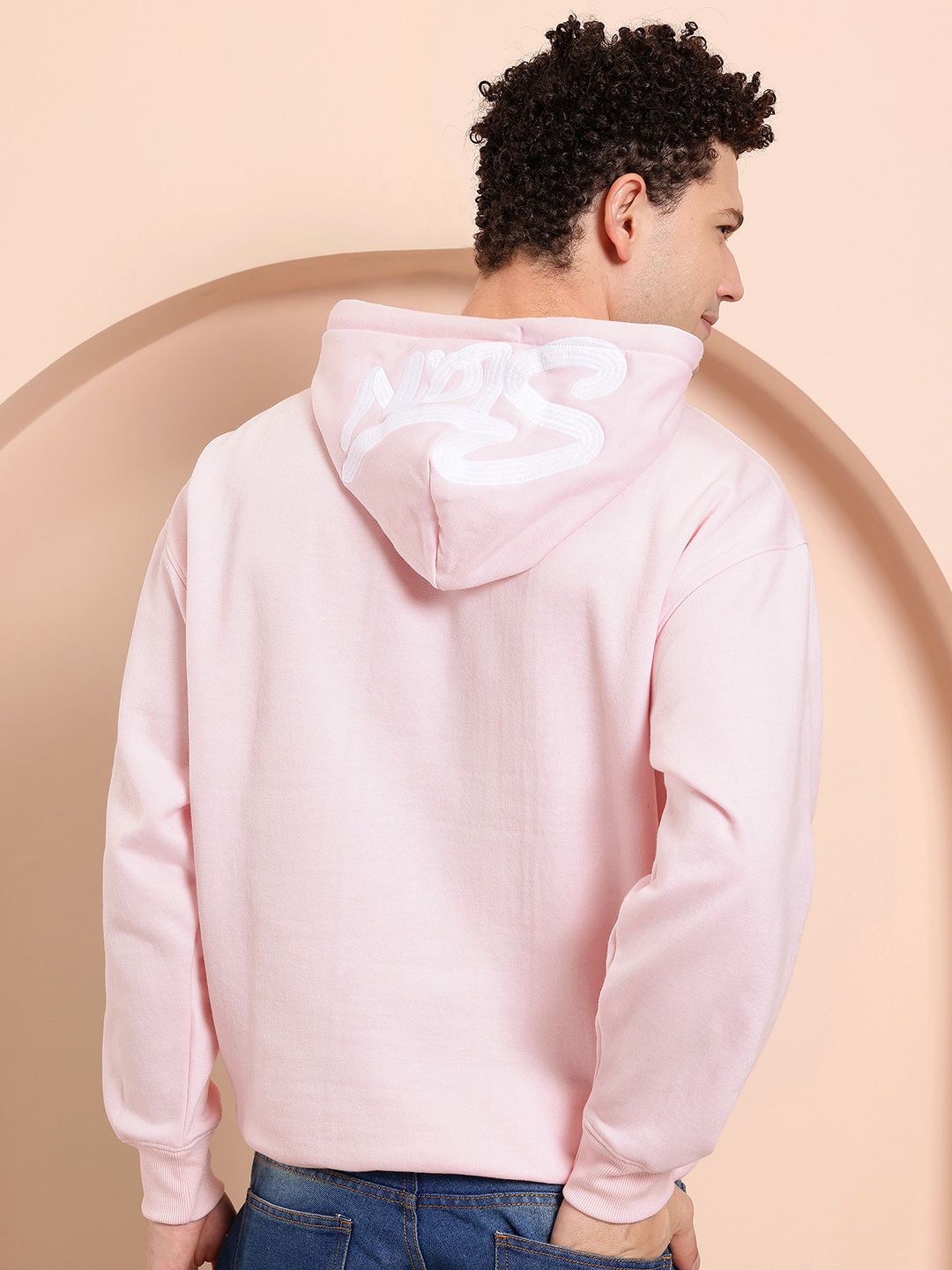 Mast & Harbour Applique Detail Hooded Sweatshirt