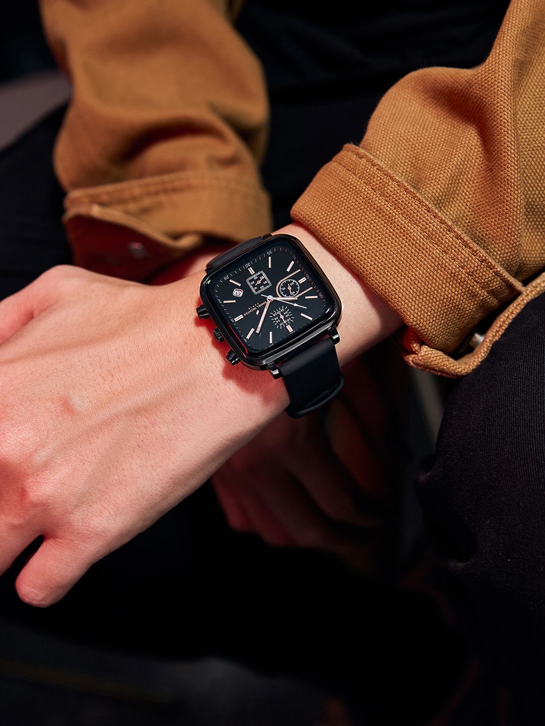 Daniel Hechter Daniel Hechter Paris Belleville Collection Multi Functional Watch for Men with Square Dial