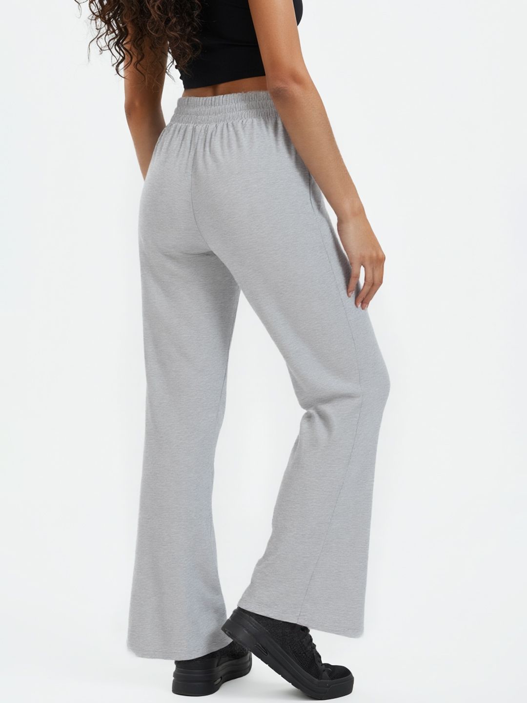 Buy glitchez Women Panelled Wide Leg Track Pants - Track Pants for