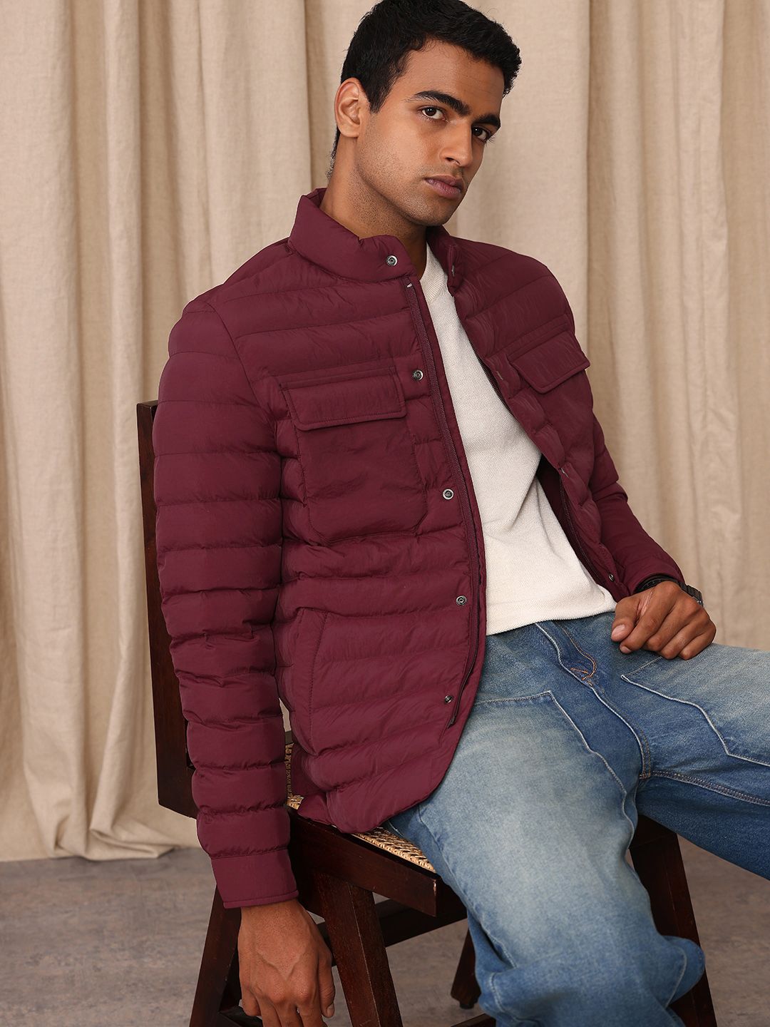 Mr Bowerbird Tailored Fit Puffer Jacket