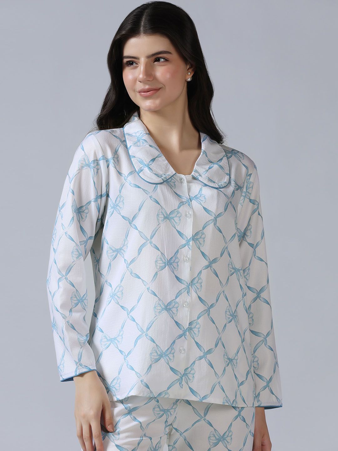 House of Comfort Women Printed Night suit