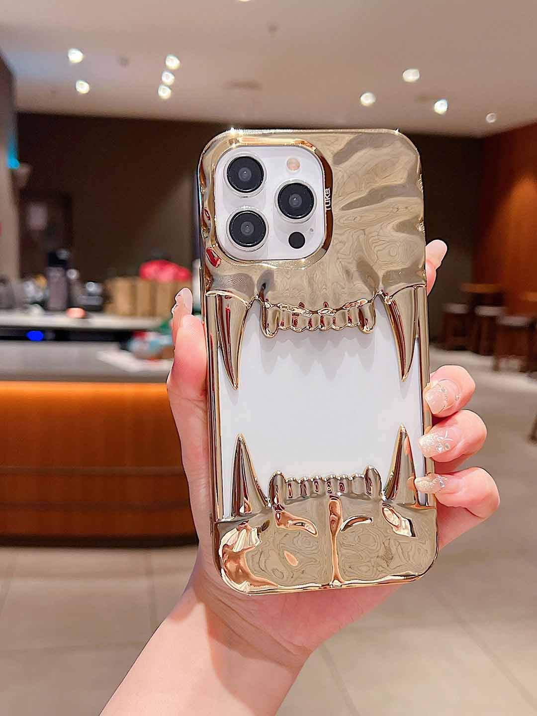 Luxury Kase Quirky Printed iPhone 14 Pro Back Case Mobile Accessories