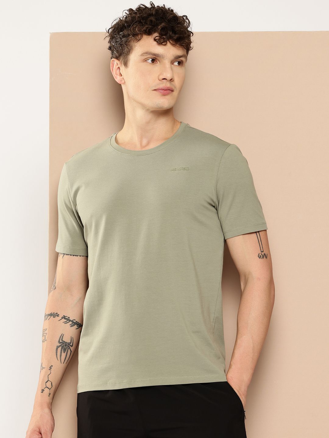 Alcis Men Dry Tech Slim Fit T-shirt
